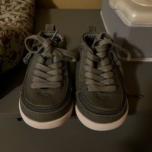 Billy’s High top Grey Zip on sneakers size 6 extra wide